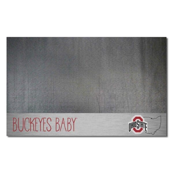 Ohio State Buckeyes Southern Style Vinyl Grill Mat 26in. x 42in 1 scaled