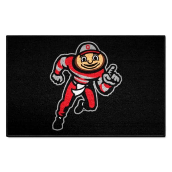 Ohio State Buckeyes Starter Mat Accent Rug 19in. x 30in 1 3 scaled