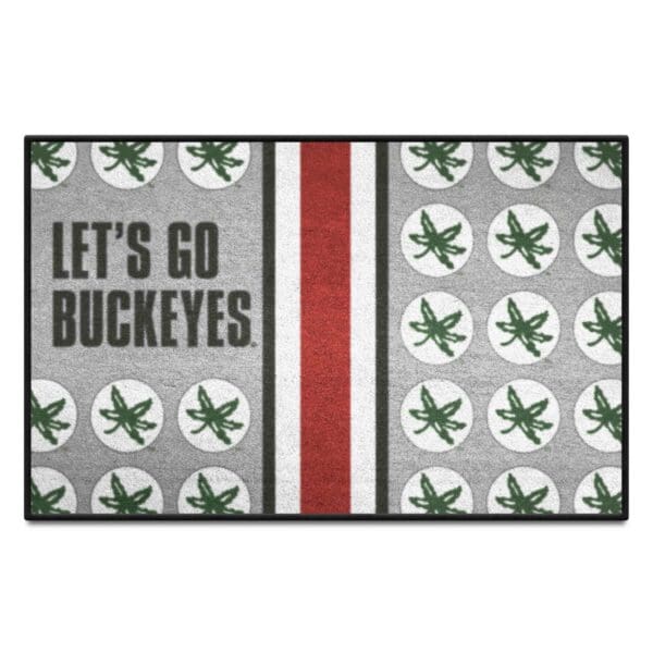 Ohio State Starter Mat Accent Rug 19in. x 30in. Slogan Design 1 scaled