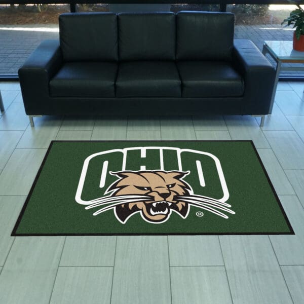 Ohio4X6 High-Traffic Mat with Durable Rubber Backing - Landscape Orientation