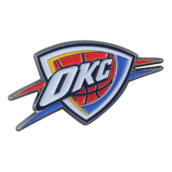 Oklahoma City Thunder 3D Color Metal Emblem 22239 1