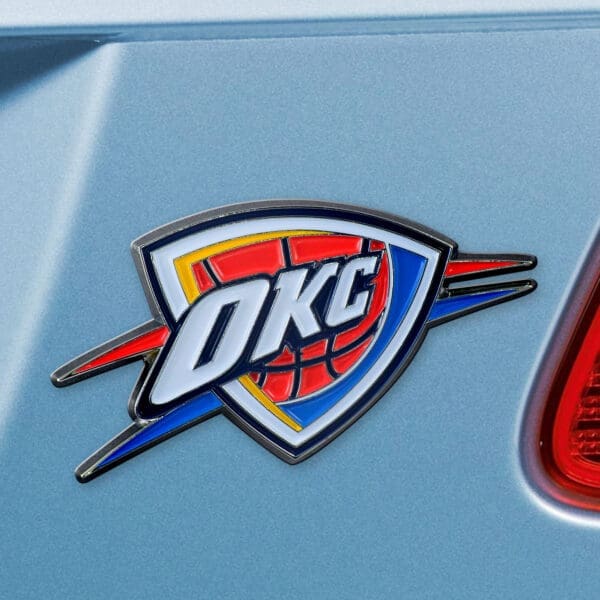 Oklahoma City Thunder 3D Color Metal Emblem-22239