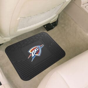 Oklahoma City Thunder Back Seat Car Utility Mat - 14in. x 17in.-10003