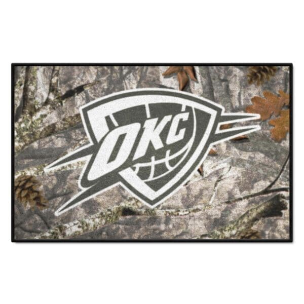 Oklahoma City Thunder Camo Starter Mat Accent Rug 19in. x 30in. 34406 1 scaled