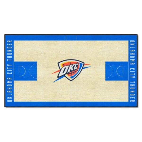 Oklahoma City Thunder Large Court Runner Rug 30in. x 54in. 9410 1 scaled