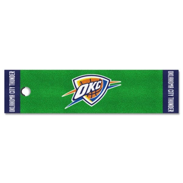 Oklahoma City Thunder Putting Green Mat 1.5ft. x 6ft. 9415 1 scaled