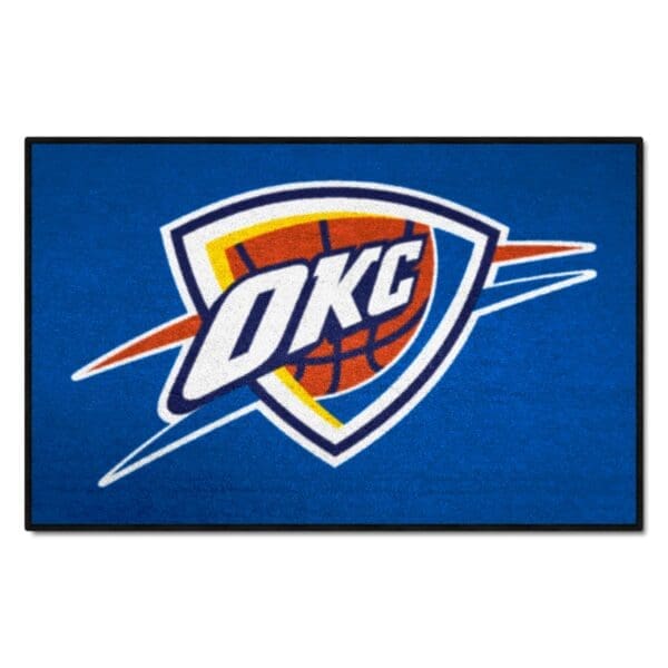Oklahoma City Thunder Starter Mat Accent Rug 19in. x 30in. 11919 1 scaled