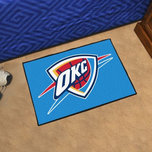 Oklahoma City Thunder Starter Mat Accent Rug - 19in. x 30in.-11919