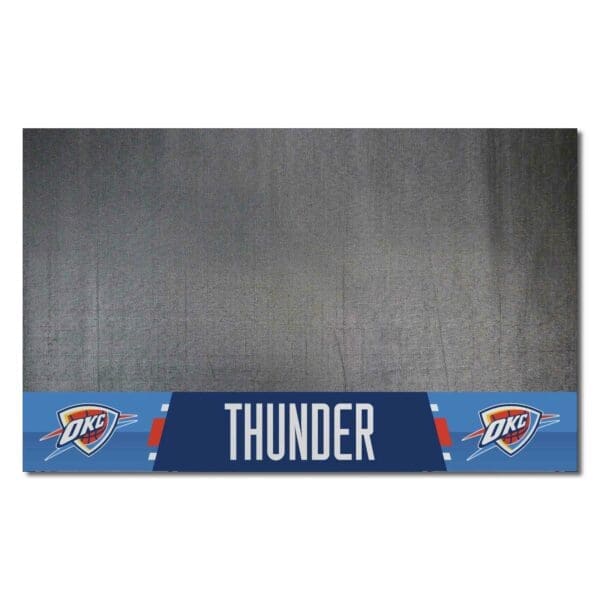 Oklahoma City Thunder Vinyl Grill Mat 26in. x 42in. 14215 1 scaled