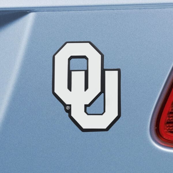 Oklahoma Sooners 3D Chrome Metal Emblem