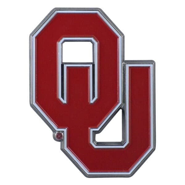 Oklahoma Sooners 3D Color Metal Emblem 1