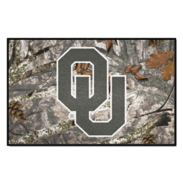 Oklahoma Sooners Camo Starter Mat Accent Rug 19in. x 30in 1 scaled