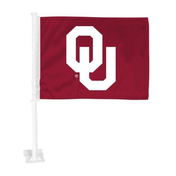 Oklahoma Sooners Car Flag Large 1pc 11 x 14 1