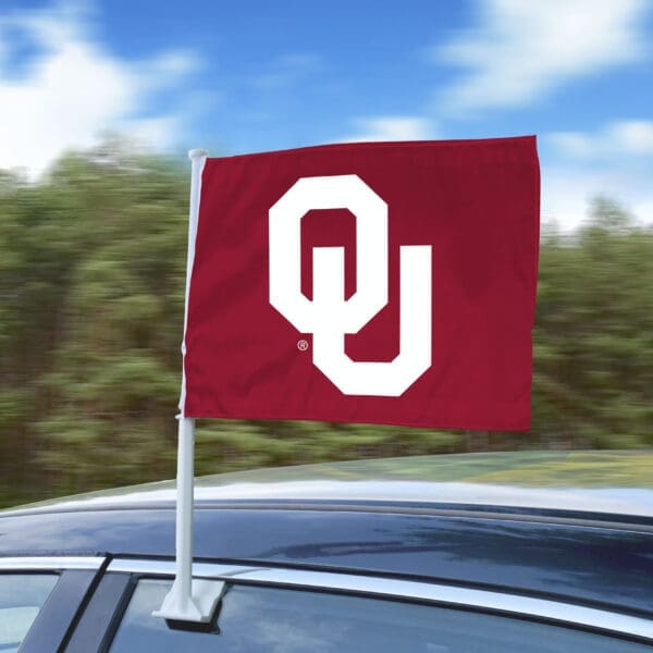 Oklahoma Sooners Car Flag Large 1pc 11" x 14"