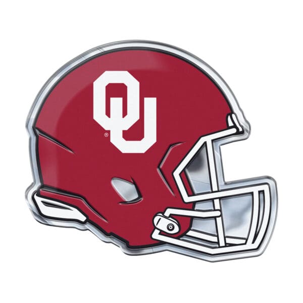 Oklahoma Sooners Heavy Duty Aluminium Helmet Emblem 1