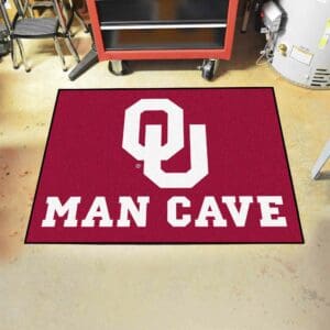 Oklahoma Sooners Man Cave All-Star Rug - 34 in. x 42.5 in.