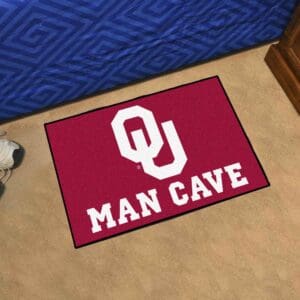 Oklahoma Sooners Man Cave Starter Mat Accent Rug - 19in. x 30in.