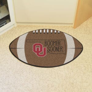 Oklahoma Sooners Southern Style Football Rug - 20.5in. x 32.5in.