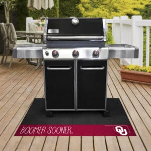 Oklahoma Sooners Southern Style Vinyl Grill Mat - 26in. x 42in.