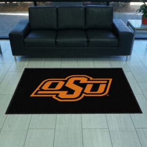 Oklahoma State 4X6 High-Traffic Mat with Durable Rubber Backing - Landscape Orientation
