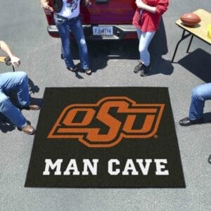 Oklahoma State Cowboys Man Cave Tailgater Rug - 5ft. x 6ft.