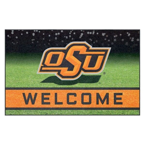 Oklahoma State Cowboys Rubber Door Mat 18in. x 30in 1 scaled