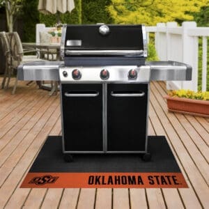 Oklahoma State Cowboys Vinyl Grill Mat - 26in. x 42in.