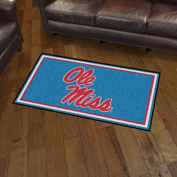 Ole Miss Rebels 3ft. x 5ft. Plush Area Rug