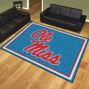 Ole Miss Rebels 8ft. x 10 ft. Plush Area Rug