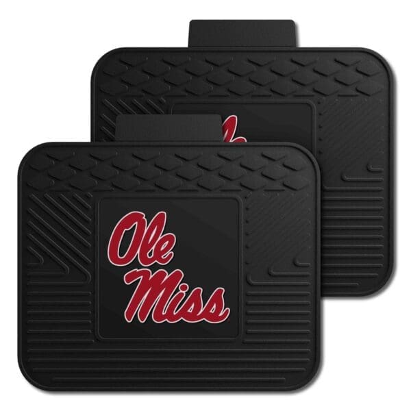 Ole Miss Rebels Back Seat Car Utility Mats 2 Piece Set 1 scaled