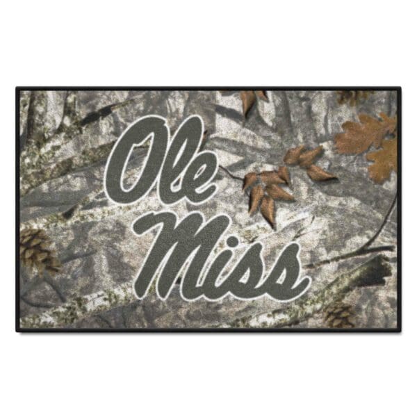 Ole Miss Rebels Camo Starter Mat Accent Rug 19in. x 30in 1 scaled