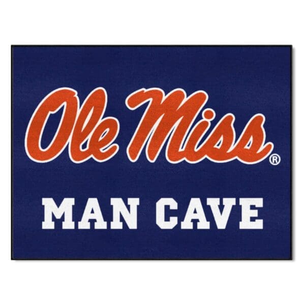 Ole Miss Rebels Man Cave All Star Rug 34 in. x 42.5 in 1 scaled