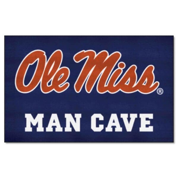 Ole Miss Rebels Man Cave Ulti Mat Rug 5ft. x 8ft 1 scaled