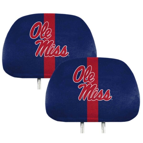 Ole Miss Rebels Printed Head Rest Cover Set 2 Pieces 1 scaled