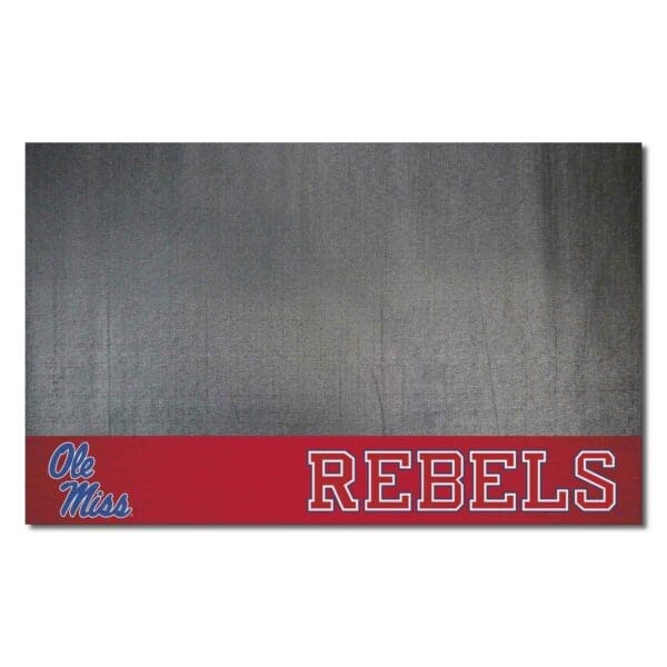 Ole Miss Rebels Vinyl Grill Mat 26in. x 42in 1 scaled