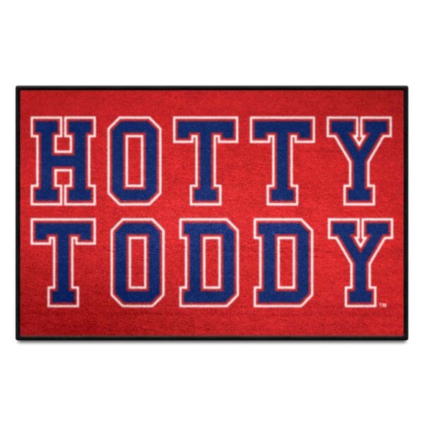 Ole Miss Starter Mat Accent Rug 19in. x 30in. Slogan Design 1 scaled