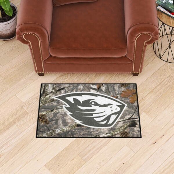 Oregon State Beavers Camo Starter Mat Accent Rug - 19in. x 30in.