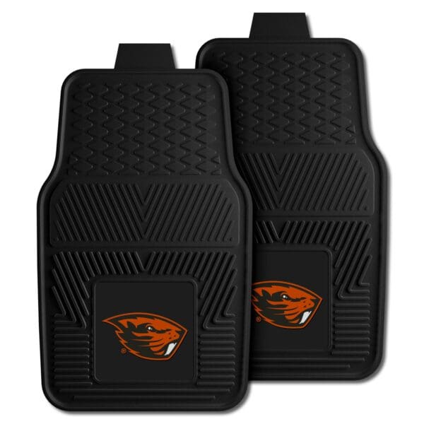 Oregon State Beavers Heavy Duty Car Mat Set 2 Pieces 1 scaled