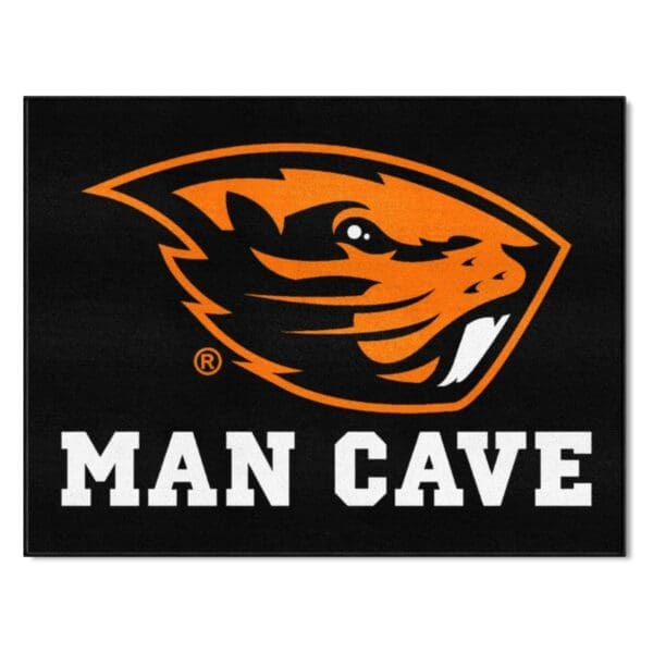 Oregon State Beavers Man Cave All Star Rug 34 in. x 42.5 in 1 scaled
