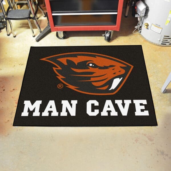 Oregon State Beavers Man Cave All-Star Rug - 34 in. x 42.5 in.