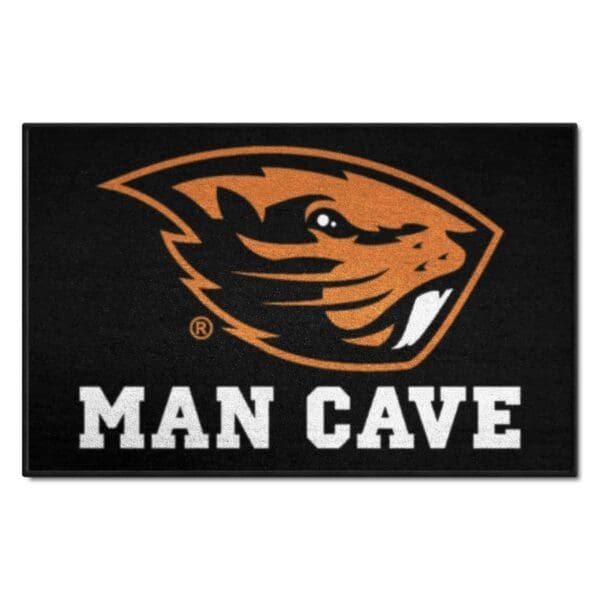 Oregon State Beavers Man Cave Starter Mat Accent Rug 19in. x 30in 1 scaled