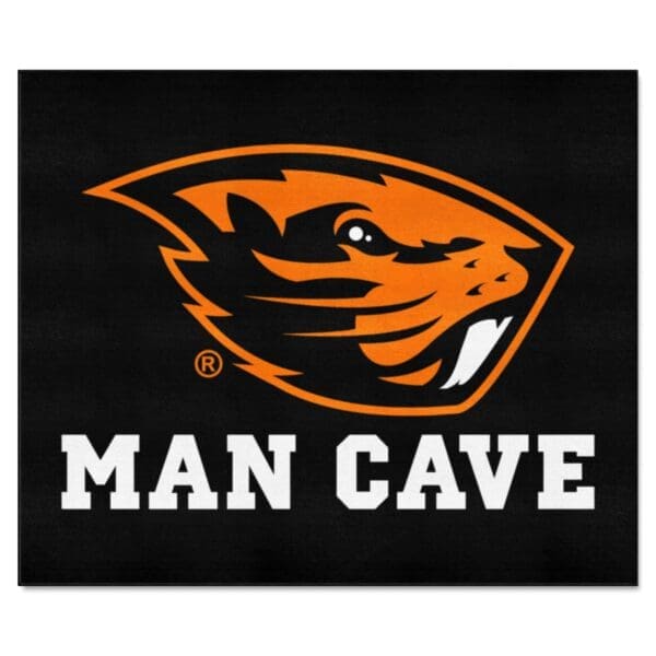 Oregon State Beavers Man Cave Tailgater Rug 5ft. x 6ft 1 scaled