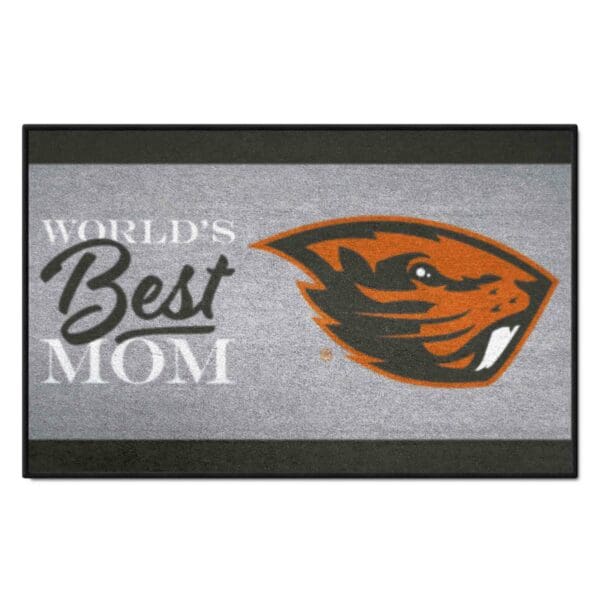 Oregon State Beavers Worlds Best Mom Starter Mat Accent Rug 19in. x 30in 1 scaled