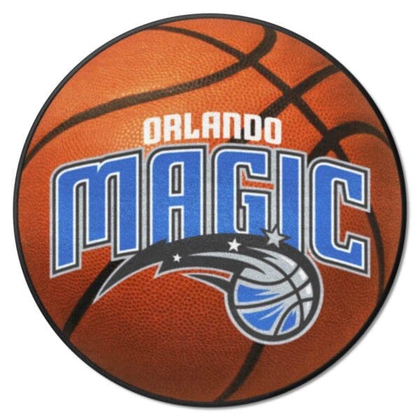 Orlando Magic Basketball Rug 27in. Diameter 37058 1 scaled