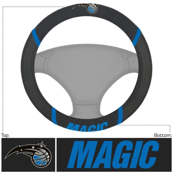 Orlando Magic Embroidered Steering Wheel Cover 14876 1