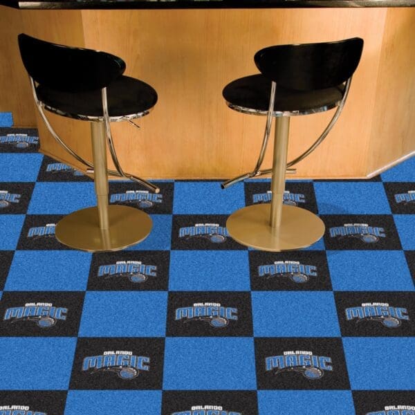 Orlando Magic Team Carpet Tiles - 45 Sq Ft.-9368