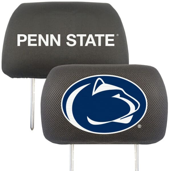 Penn State Nittany Lions Embroidered Head Rest Cover Set 2 Pieces 1