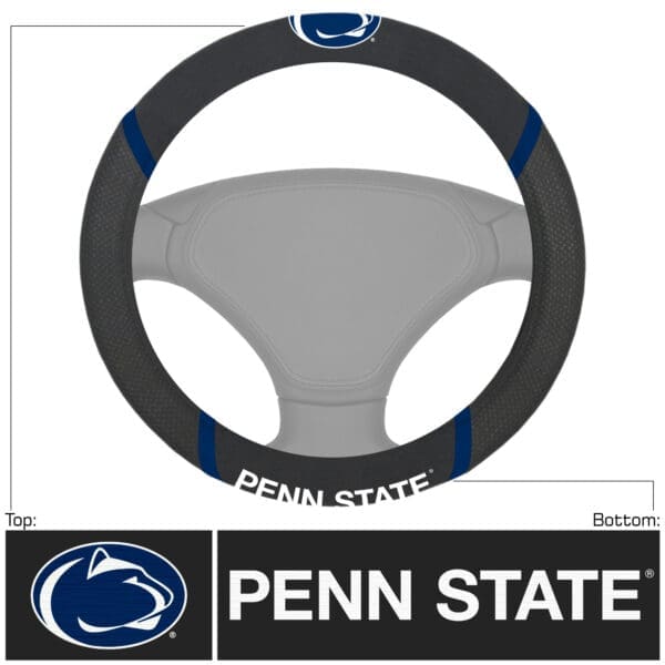 Penn State Nittany Lions Embroidered Steering Wheel Cover 1