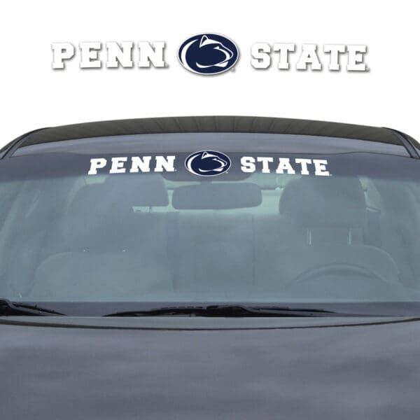 Penn State Nittany Lions Sun Stripe Windshield Decal 3.25 in. x 34 in 1