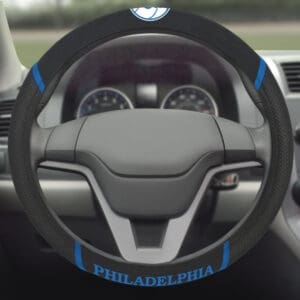 Philadelphia 76ers Embroidered Steering Wheel Cover-25084